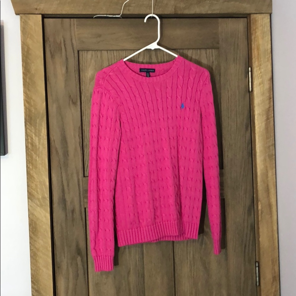 Pink Polo Sweater